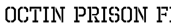 Octin Prison Free font preview